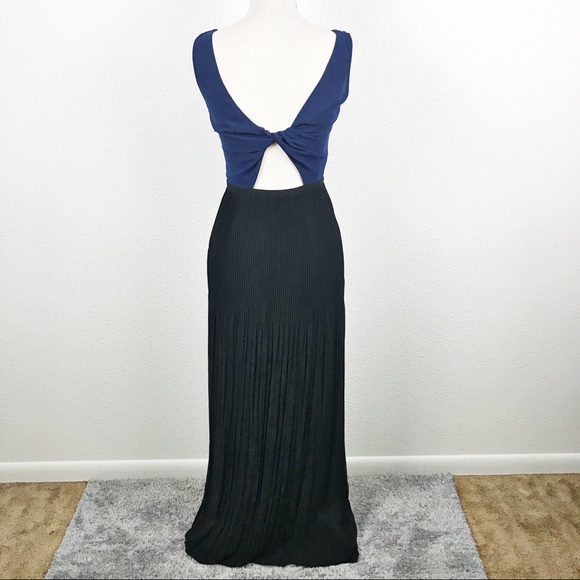 Madewell Twist Back Pleated Maxi Dress Semiformal - Picture 5 of 8